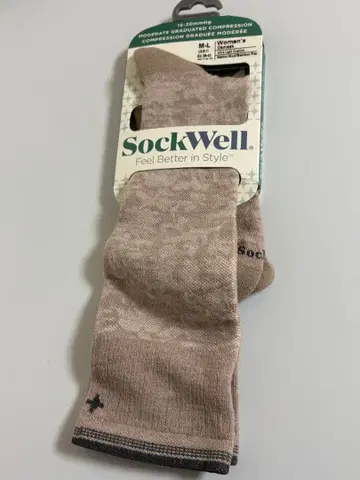 Sock Well 압박 삭스 (M-L 사이즈) Damask 패턴