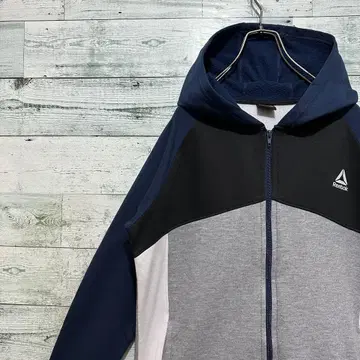 [리복] 원포인트 로고 멀티 컬러 레어 맨투맨 후드티