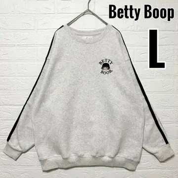 베티 부프 맨투맨 트레이닝복 자수 투라인 그레이 [ L ]