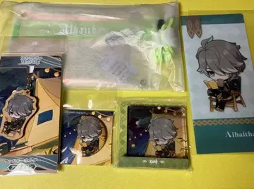 원신전 알하이탐 티켓 홀더 파우치 아크릴 블록 키링