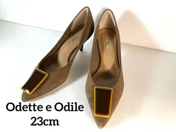 Odette e Odile 모카 브라운 스웨이드 하이힐 23cm