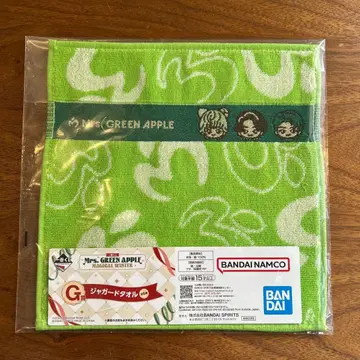 미세스 그린애플 제일복권 G상 자카드 타월