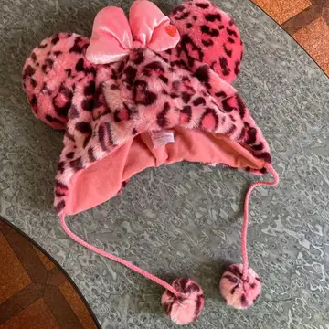 도쿄 디즈니 리조트/레오파드 무늬 미니 캡/팬 캡