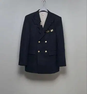 MASU 22aw NIBBLED BLAZER(CHRACOAL)