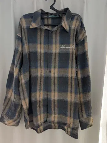 Alexandros 체크 무늬 플란넬 셔츠 L 사이즈