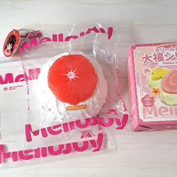 Mellojoy 크림 범벅 대복 그레이프 후르츠 쫄깃쫄깃 스퀴즈