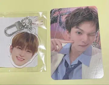 treasure 얼굴 아크릴 키링 트레이딩 카드 아사히