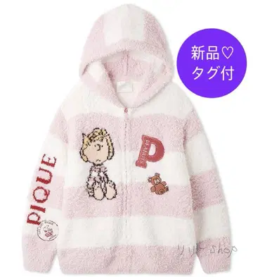 택 포함 새상품 젤라또피케 자카드 후드티 샐리