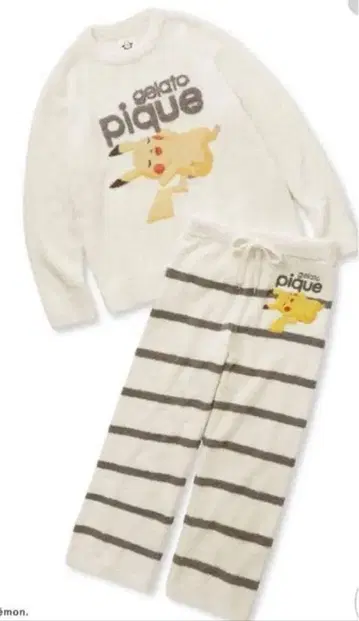 gelato pique 피카츄 룸웨어 세트