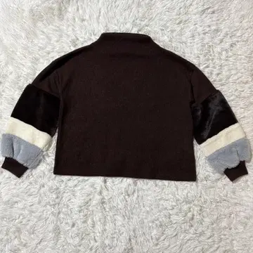 Riche glamour 여성용 긴팔 니트 M 보아 브라운