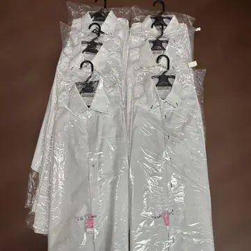 긴팔 와이셔츠 6매 세트 스트라이프 체크