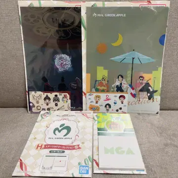 제일복권 미세스 그린애플 H상 클리어 파일 & 스티커 시트