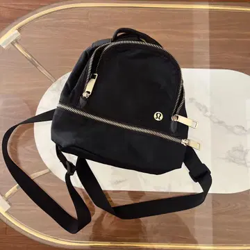 룰루레몬 블랙 미니 백팩