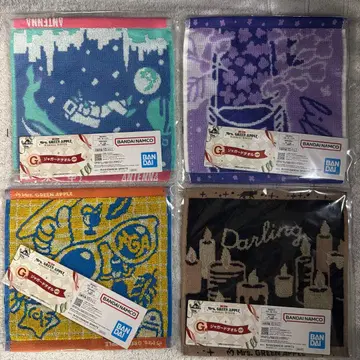 Mrs. GREEN APPLE 제일복권 G상 자카드 타월 4장 세트