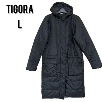 새상품급 TIGORA 티고라 벤치 코트 롱 코트 여성용 L