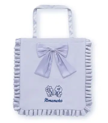 고양이 리본 토트백