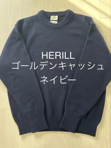 [ 24AW ] 헤릴 골든캐시 풀오버 네이비