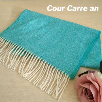 새상품급 Cour Carre an 쿨카레안 알파카 100% 머플러