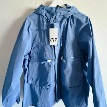 ZARA 후드 부착 나일론 자켓 L 사이즈