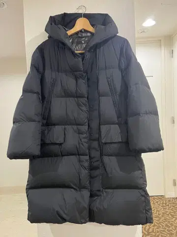 유니클로 UNIQLO +J 롱 다운 코트 JILLSANDER M 블랙