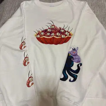 빌런즈 소매 아트 기모 풀오버 트레이닝복 에리얼