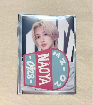 MAZZEL 마제베야 나오야 NAOYA 포토 카드 트레이딩 카드 스티커