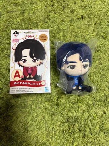 봉제 인형 마스코트 A상 파란색 의류