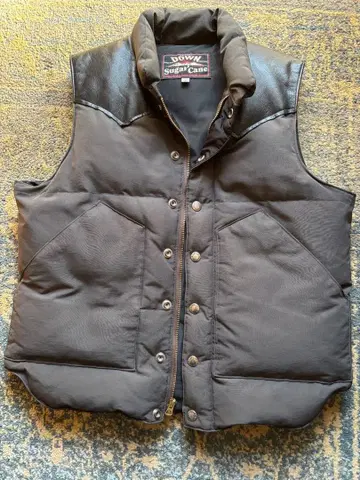 SugarCane 다운 베스트 S 사이즈 동양 엔터프라이즈 블랙