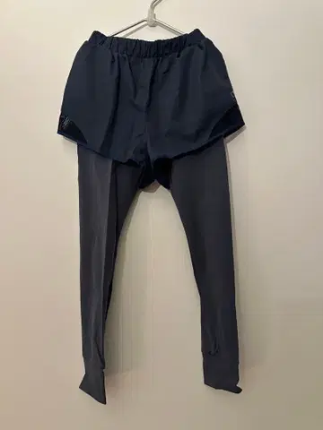 네이비 레깅스 숏팬츠 콤비