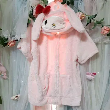 [새상품급] 마이멜로디 모코모코 룸웨어 셋업 L사이즈