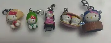 지역 한정 키티 5종 세트 키링