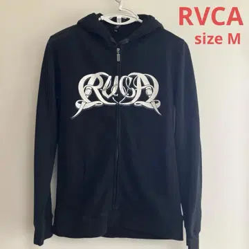 RVCA 블랙 속기모 후드티 M