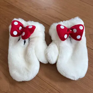 미니 마우스 리본 포함 어린이용 미튼