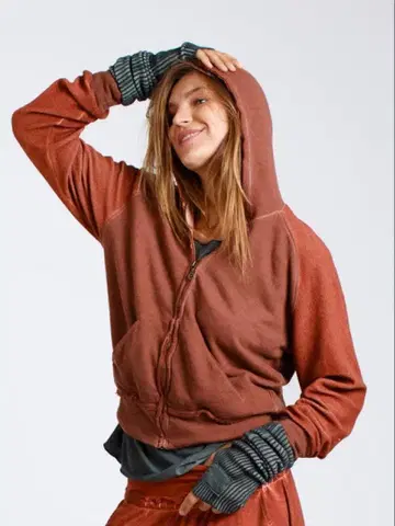 새상품급 살세이션 루스트 컬러 집 후디 후드티 사이즈 S