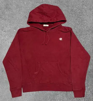 Champion 챔피온 리버스 위브 버건디 후드티 XL