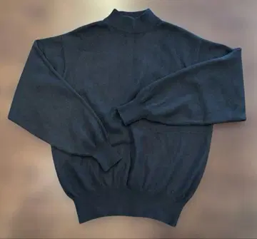 하이넥 캐시미어 100% 블랙 M