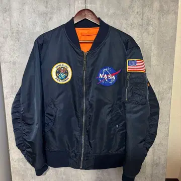 Alpha Industries MA-1 블루종 NASA US판