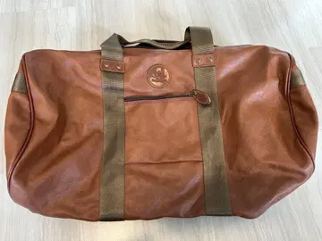 가죽 보스턴 백 브라운