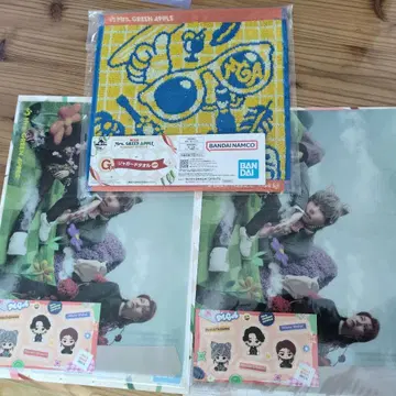 3점 Mrs.GREEN APPLE 미세스 제일복권 G상 H상 클리어 파일