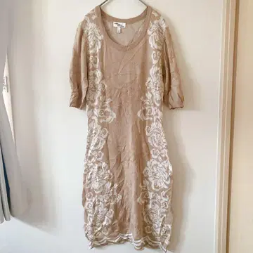 Allison Brittney [ S ] 베이지 beige 플라워 프린트