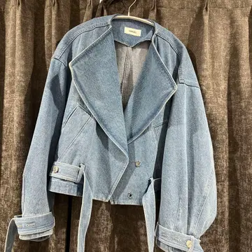 SNIDEL 숏 자켓 블루종 데님