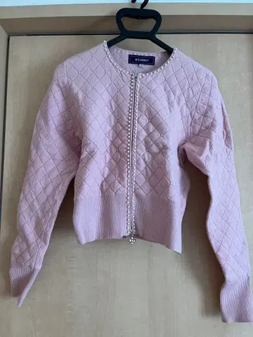 엠즈 그레이시 퀼팅 가디건