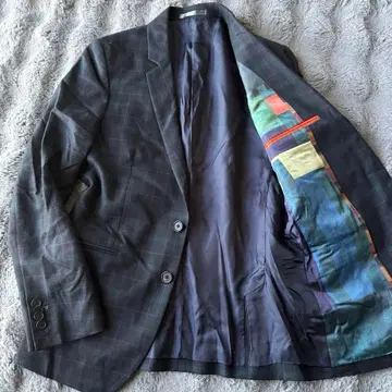 Paul Smith 타탄 체크 패턴 테일러드 자켓 M 사이즈 안감