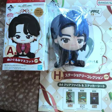 제일복권 미세스 A상 봉제인형 마스코트 H상 클리어 파일 & 스티커