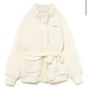 andmary Mary 퀼팅 니트 쉐입 재킷