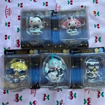 산리오 캐릭터 복권 피규어 5종 세트