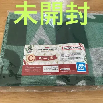 미세스 그린애플 제일복권 C상 스톨 체크 무늬