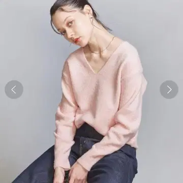 뷰티앤유스 유나이티드 애로우즈 니트 핑크