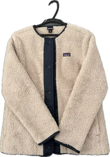 patagonia 보아 자켓 XXL 베이지/네이비