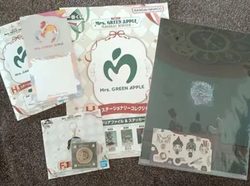 Mrs. GREEN APPLE 1번 복권 메탈 참 클리어 파일 메모